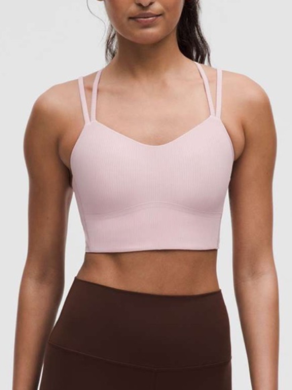 Lululemon Like a Cloud Ribbed Longline Bra *Light Support B/C Cup Size 6
